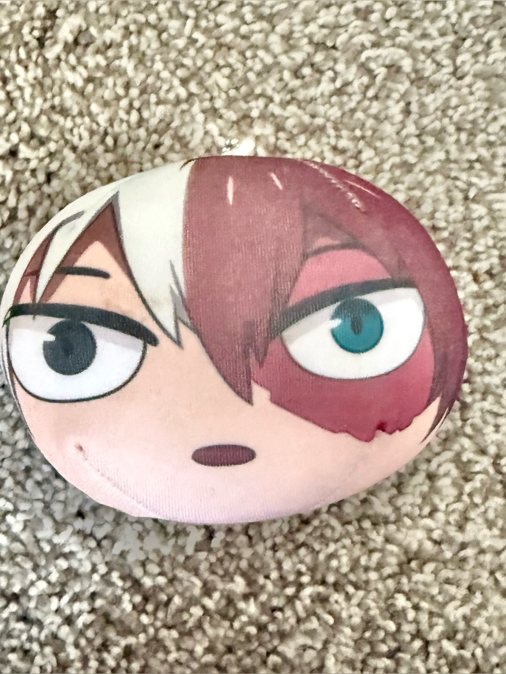 My Hero Academia Shoto Todoroki Plush Keychain Mascot Otaku Subscription Box